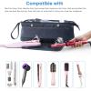 2IN1 Hair Tools Travel Bag with Heat Resistant Mat for Flat Irons, Straighteners, Curling Iron, and Haircare Accessories,Compatible with Revlon One Step Hair Dryer,Revlon Volumizer Hair Dryer Brush view 4