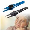 Elderly Slant Tip Tweezer, Stainless Steel Pinch Grip Aid Tool for Arthritis Carpal Tunnel Syndrome view 1