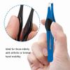 Elderly Slant Tip Tweezer, Stainless Steel Pinch Grip Aid Tool for Arthritis Carpal Tunnel Syndrome view 3