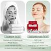 Christmas Style WOWOTEX Disposable Face Towel Biodegradable Large Dry Face Wipes 60 Count/1 Box Extra Thick Soft Clean Facial Towels for Sensitive Skin, Facial Cleansing, Nursing, 10"12" view 3