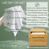 Christmas Style WOWOTEX Disposable Face Towel Biodegradable Large Dry Face Wipes 60 Count/1 Box Extra Thick Soft Clean Facial Towels for Sensitive Skin, Facial Cleansing, Nursing, 10"12" view 4