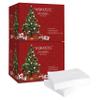 Christmas Style WOWOTEX Disposable Face Towel Biodegradable Large Dry Face Wipes 120 Count/2 Box Extra Thick Soft Clean Facial Towels for Sensitive Skin, Facial Cleansing, Nursing, 10"12" view 1