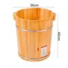 BABYCE Foot Massager Spa Adult Heightening Wooden Foot Basin, Household with Lid Foot Bath, Foot Bath, Foot Bath Barrel Household, Covered Foot Bath, Fragrant Fir Foot Bath Barrel, 40cm (Color : A) view 3