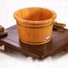 BABYCE Foot Massager Spa Solid Wood Foot Tub,Wooden Foot Basin Massage Durable Foot Tub Nature Hydro Massage Foot Massage Spa Sauna Bath Foot Bath Barrel Foot Spa Household Wash Ba view 2