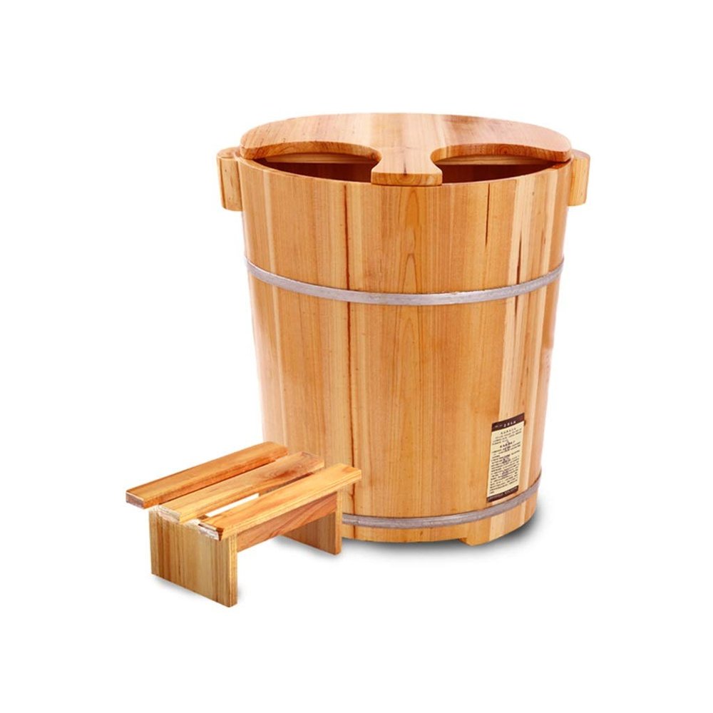 BABYCE Foot Massager Spa Smooth and Delicate Pedicure Barrels Pedicure Bowl Spa Massage for Soaking Feet Massager Foot Tub Foot Bath Barrel,with Lid Foot Spa Household Wash Ba
