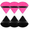 6 Pieces Powder Puff Face Soft Triangle for Loose and Body Powder, Velour Makeup Sponge Set Setting Powder Puff Makeup Tools view 1