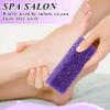 JEFHOMKIT Foot Pumice Stone,40 PCS Pumice Stone for Feet,Disposable Foot Scrubber Pumice Pads,Pumice Stone Dead Skin Callus Remover for Feet,Sponge Pedicure Stone for Nail Salon Home Use(Purple) view 4