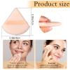 6 Pieces Triangle Powder Puff Soft Makeup Sponge Make Puff for Face Powder Cosmetic Foundation Sponge Makeup Tool Stocking Stuffers for Women (Flesh) view 2
