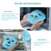 Cold Cooling Face Eye Masks,3PCS Reusable Gel Eye Ice Pack Cold Therapy Gel Bead Eye Mask with Plush Backing for Face SPA,Headache,Puffiness,Migraine,Stress Relief,Skin Care,Dry Eyes,Dark Circles view 4