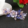 Barrette Crystal Hairpin Flower Barrettes Resin Foral Hair Clip Headwear For Woman Girls Hair Styling Accessories (Color : green) view 4