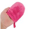 Beavorty 18pcs Facial Cleaning Gloves Makeup Remover Cleansing Mitts for Gentle Facial Exfoliation Travel-friendly Soft Reusable Makeup Wipes White Rose Pink view 3