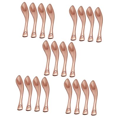 Beavorty 20pcs Facial Beauty Scoop Cosmetic Package Spoon Tool Eye Stick Face Tool for Travel Daily Use