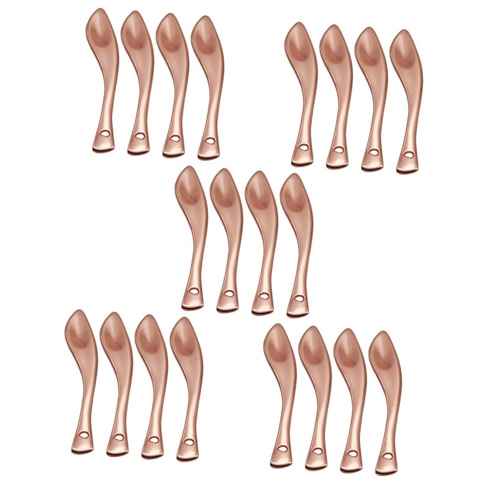 Beavorty 20pcs Facial Beauty Scoop Cosmetic Package Spoon Tool Eye Stick Face Tool for Travel Daily Use