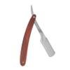 Beavorty 2pcs Wood Handle Barber Razor Men Shaving Tool Straight Razor Beard and Sideburns Trimmer view 1