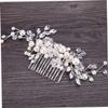 Beavorty 2pcs Handmade Bridal Hair Comb Crystals Elegant Wedding Hair Accessories for Women Sparkly Headpiece for Special Occasions Silver view 2