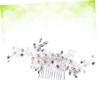 Beavorty 2pcs Handmade Bridal Hair Comb Crystals Elegant Wedding Hair Accessories for Women Sparkly Headpiece for Special Occasions Silver view 3