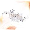 Beavorty 2pcs Handmade Bridal Hair Comb Crystals Elegant Wedding Hair Accessories for Women Sparkly Headpiece for Special Occasions Silver view 4