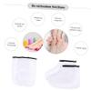 FOMIYES 4pairs Paraffin Wax Spa Gloves for Women Foot Exfoliator Callus Remover Moisturizing Gloves Covers Reusable view 3