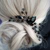 Beavorty 3pcs Hair Side Combs Women Gothic Bridal Hair Accessories Wedding Bride Hair Clip Halloween Headpiece view 1