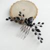 Beavorty 3pcs Hair Side Combs Women Gothic Bridal Hair Accessories Wedding Bride Hair Clip Halloween Headpiece view 2