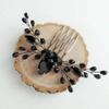 Beavorty 3pcs Hair Side Combs Women Gothic Bridal Hair Accessories Wedding Bride Hair Clip Halloween Headpiece view 3