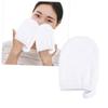 Beavorty 9pcs Soft Facial Cleaning Gloves Thickened Makeup Removal Pads for Effortless Cosmetic Cleansing Reusable and Washable Elegant White view 3