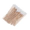 Healifty 200pcs Medical Swabs Handle Long Cotton Sticks for Ear Cleaning Makeup Tool Wound Care Reusable Rounds view 2