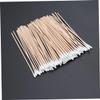 Healifty 200pcs Medical Swabs Handle Long Cotton Sticks for Ear Cleaning Makeup Tool Wound Care Reusable Rounds view 4