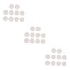 FOMIYES 30pcs Round Cotton Loose Powder for Makeup Soft and Cosmetic Pads Skin-friendly Beauty Tool for Foundation and Setting Powder view 1