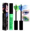 2 Colored Mascara for Eyelashes Set,Blue Green Halloween Fluorescent Colorful Waterproof Long lasting Charming Voluminous Mascara for Women Cruelty Free Vegan Eye Makeup (02# Green &05# Blue) view 1