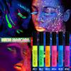2 Colored Mascara for Eyelashes Set,Blue Green Halloween Fluorescent Colorful Waterproof Long lasting Charming Voluminous Mascara for Women Cruelty Free Vegan Eye Makeup (02# Green &05# Blue) view 3