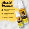 Braid Foam Control Mousse Braiding Hair Mousse for Braids Twist, Locs, No Flake Extra Hold High Shine Style and Moisturizes, Lightweight, Smooth, No Flake Easy to Apply (4pcs) view 3