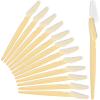 12 Pcs Yellow Eyebrow Razors, Face Razors Multipurpose, Exfoliating Dermaplaning Tools, Eyebrow Trimmers Shaver with Protective Cover, Facial Hair Removal for Women Men Body Use view 1