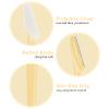 12 Pcs Yellow Eyebrow Razors, Face Razors Multipurpose, Exfoliating Dermaplaning Tools, Eyebrow Trimmers Shaver with Protective Cover, Facial Hair Removal for Women Men Body Use view 3