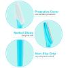 12 Pcs Eyebrow Razors, Face Razors Multipurpose, Exfoliating Dermaplaning Tools, Eyebrow Trimmers Shaver with Protective Cover, Facial Hair Removal for Women Men Body Use (Blue) view 3