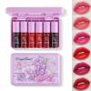 6 Colors Lip Tint Stain Korean Lip Gloss, Matte Velvet Lip Tint Natural Plumping Lip Stain, Multi-Use Lip and Cheek Tint Mini Liquid Lipstick, Long lasting Non-Stick Cup Waterproof, Lip Color Makeup view 1