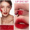 6 Colors Lip Tint Stain Korean Lip Gloss, Matte Velvet Lip Tint Natural Plumping Lip Stain, Multi-Use Lip and Cheek Tint Mini Liquid Lipstick, Long lasting Non-Stick Cup Waterproof, Lip Color Makeup view 3