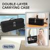 ARLMEGOR Double-Layer Carrying Case Apply to Revlon One-Step Hair Dryer, Travel Bag for Hair Volumizer/Styler,Water Resistant Storage Organizer Box,Compatible with FlexStyle Attachment (Bag Only) view 2