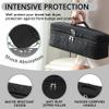 ARLMEGOR Double-Layer Carrying Case Apply to Revlon One-Step Hair Dryer, Travel Bag for Hair Volumizer/Styler,Water Resistant Storage Organizer Box,Compatible with FlexStyle Attachment (Bag Only) view 3