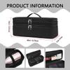 ARLMEGOR Double-Layer Carrying Case Apply to Revlon One-Step Hair Dryer, Travel Bag for Hair Volumizer/Styler,Water Resistant Storage Organizer Box,Compatible with FlexStyle Attachment (Bag Only) view 4