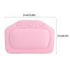 12.2x8.27 in Bath Pillow Bathtub Pillow with Non-Slip Suction Cups Soft Foam Padded Spa Tub Headrest Head Neck Back Cushion for Bathroom(Pink) view 2
