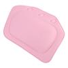 12.2x8.27 in Bath Pillow Bathtub Pillow with Non-Slip Suction Cups Soft Foam Padded Spa Tub Headrest Head Neck Back Cushion for Bathroom(Pink) view 4