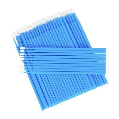 100 Pcs Micro Applicators Brushes, Micro Buds for Eyelashes, Disposable Eyelash Extension Brush for Eyelash Extensions (100PCS, LightBlue)