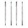4PCS Nail Cuticle Pusher Stainless Steel Manicure and Pedicure Cleaner Tool for for Fingernails and Toenails Nail Care Kit Dual Sided Silver view 1