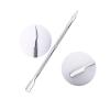 4PCS Nail Cuticle Pusher Stainless Steel Manicure and Pedicure Cleaner Tool for for Fingernails and Toenails Nail Care Kit Dual Sided Silver view 3