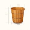 BABYCE Foot Massager Spa Wooden Foot Basin,Solid Wood Foot Tub Care Household Heightening Oak Foot Bath Pedicure Basin with Lid Foot Spa Household Wash Ba view 2