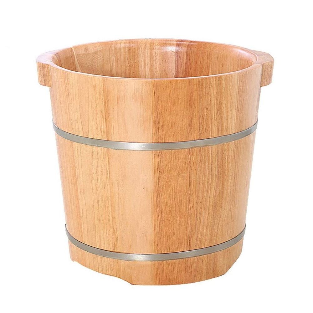 BABYCE Foot Massager Spa Relax Pedicure Foot Bath,Sauna Wooden Bucket,Foot Massage Spa for Home,Foot and Leg Spa for Adults Foot Spa Household Wash Ba