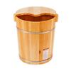 BABYCE Foot Massager Spa Adult Heightening Wooden Foot Basin, Household with Lid Foot Bath, Foot Bath, Foot Bath Barrel Household, Covered Foot Bath, Fragrant Fir Foot Bath Barrel, 40cm (Color : B) view 4