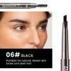 evpct Eyebrow Stencils Kit for Women Shaping, Eyebrow Shaper Makeup Kit, Eye Brow Stencil Shaper Tinting kits for Women, with Eyeliner, Eyebrows Pencil, Pomade, Brush and 10 Stencils, Kit-01# EBONY view 4