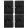 Cabilock 4pcs Wall Mounted Holder Multifunctional Bathroom Storage Rack for Shaving Supplies Easy to Install Black for Home and Salon Use view 1